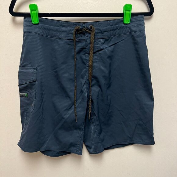 *See Descrip*LA Fire Department Junior Lifeguard Board Shorts Hippy Tree 30 Swim - Picture 1 of 8